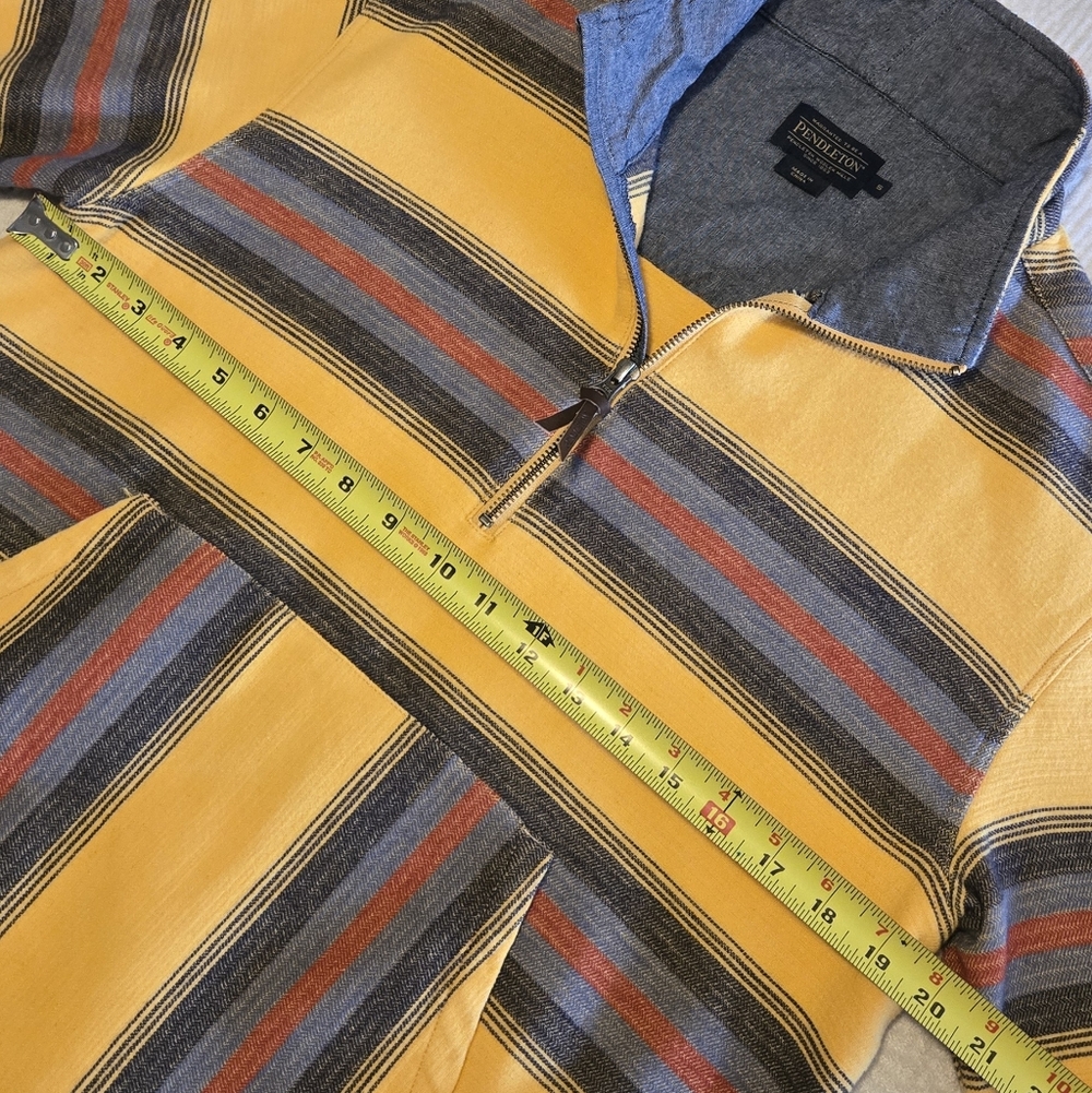 Pendleton Doublesoft Half-Zip Pullover, Size Small - image 8